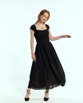 SIXDO Woven Flared Dress for Women